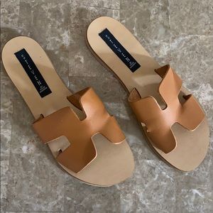 Steven by Steve Madden tan Greece sandals